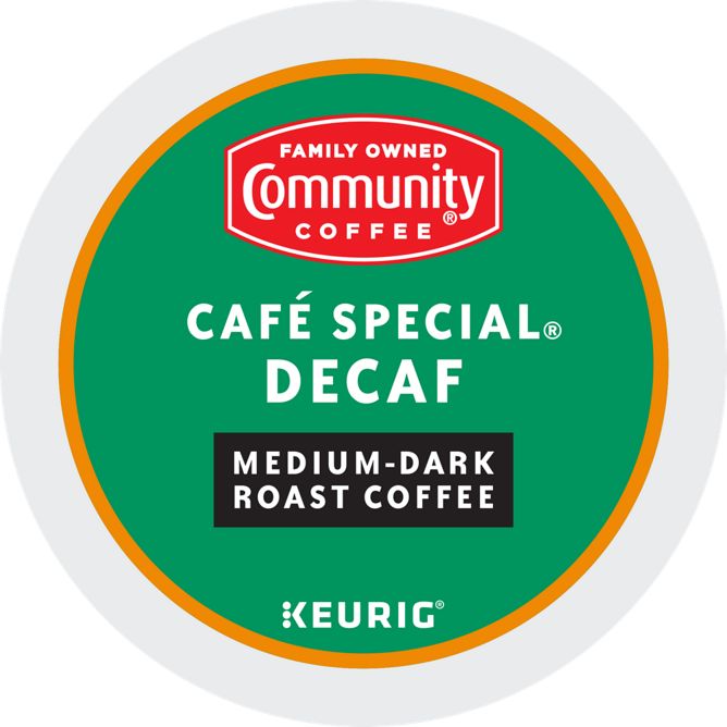 Community Coffee Café Special (Decaf) K-Cup Pods