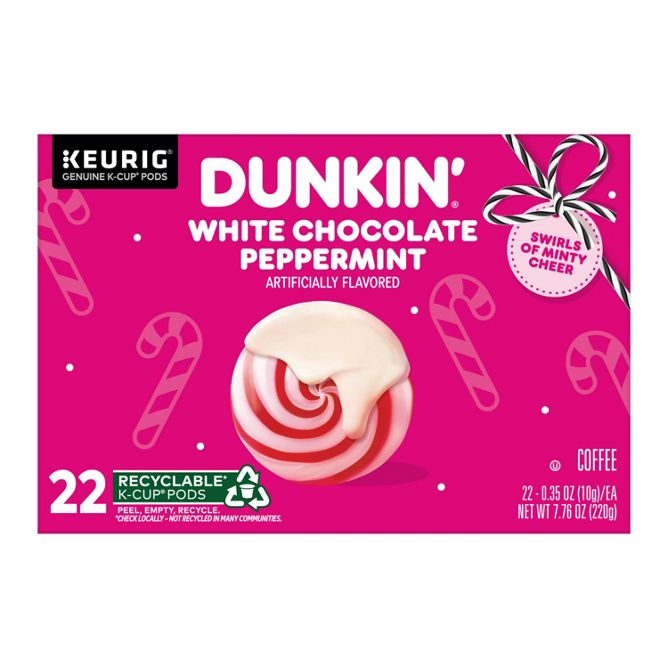 Dunkin Coffee Polar Peppermint K-Cup Pods