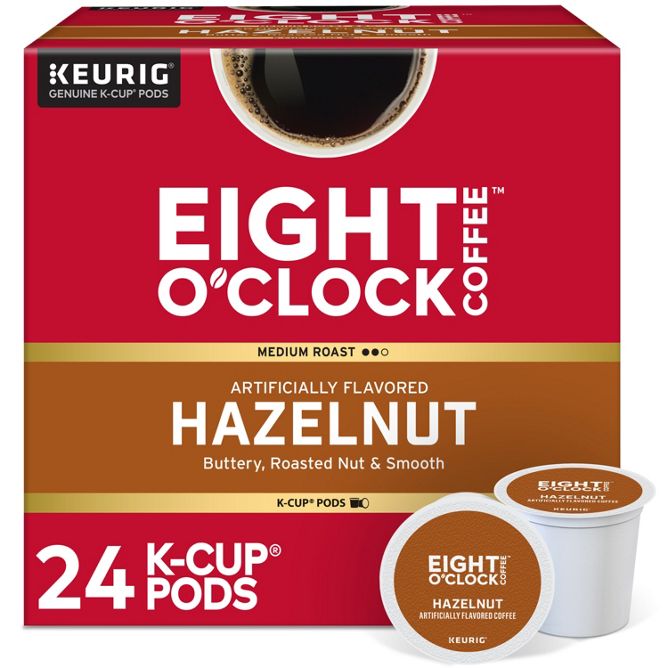 Eight O clock Hazelnut K-Cup Pods
