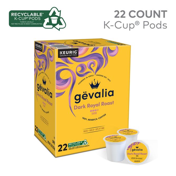 Gevalia Coffee Dark Royal Roast K-Cup Pods