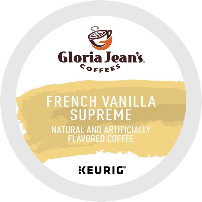 Gloria Jean_s Coffee French Vanilla Supreme K-Cup Pods