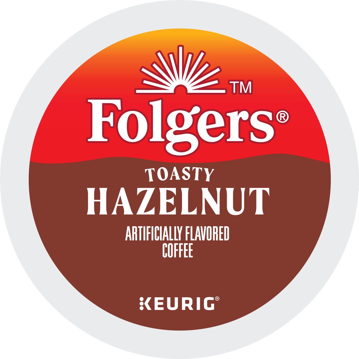 Folgers Toasty Hazelnut Coffee K-Cup Pods