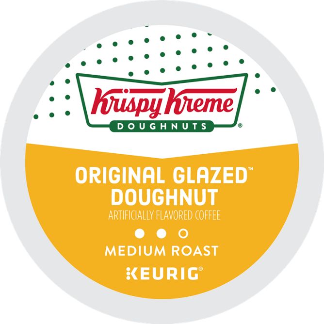Krispy Kreme Doughnuts Coffee Original Glazed Doughnut K-Cup Pods