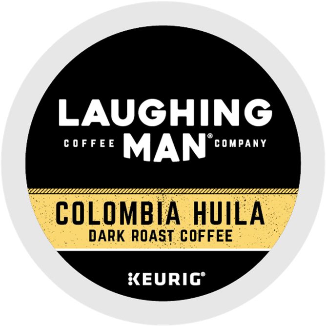 Laughing Man Coffee Colombia Huila K-Cup Pods