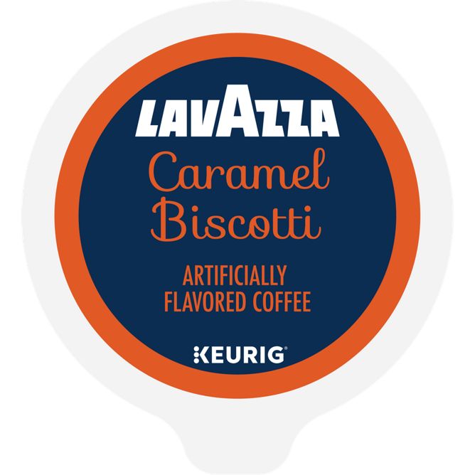 Lavazza Coffee Caramel Biscotti K-Cup Pods