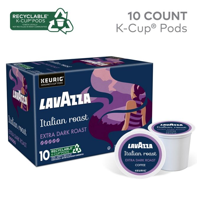 Lavazza Coffee Italian Roast K-Cup Pods