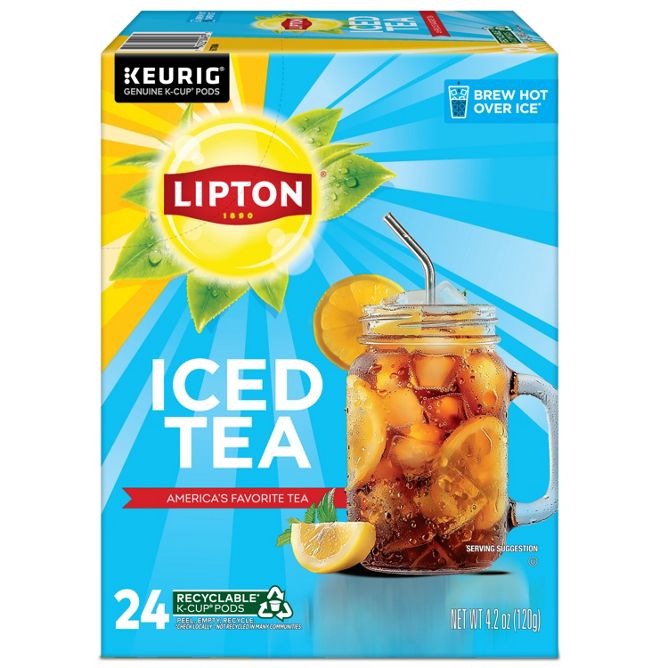 Lipton Tea Classic Unsweetened Iced Tea K-Cup Pods