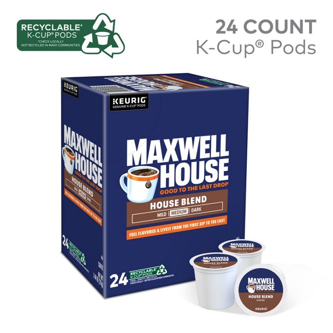 Maxwell House Coffee House Blend Coffee K-Cup Pods
