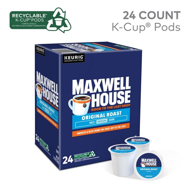 Maxwell House Coffee Original Roast Coffee K-Cup Pods