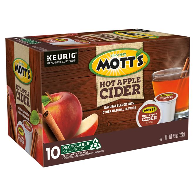 Mott's Tea Hot Apple Cider K-Cup Pods