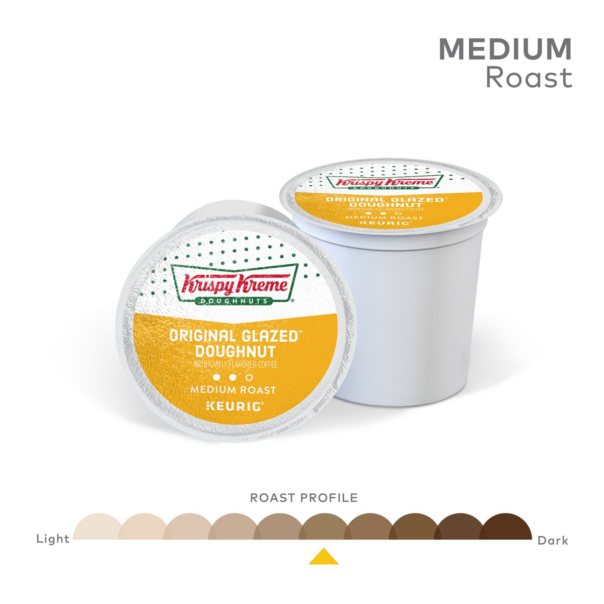 Krispy Kreme Doughnuts Coffee Original Glazed Doughnut Coffee K-Cup Pods
