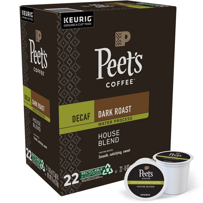 Peet_s Coffee House Blend (Decaf) K-Cup Pods