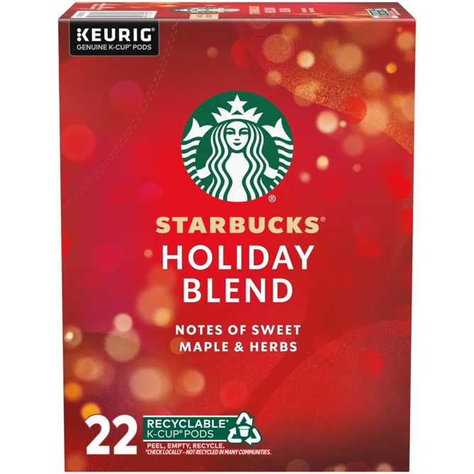 Starbucks Coffee Holiday Blend K-Cup Pods
