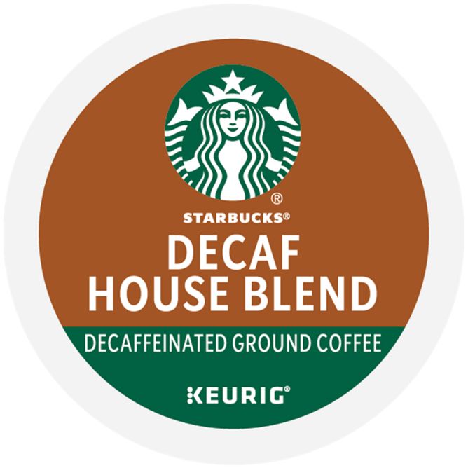 Starbucks Coffee House Blend - Decaf K-Cup Pods