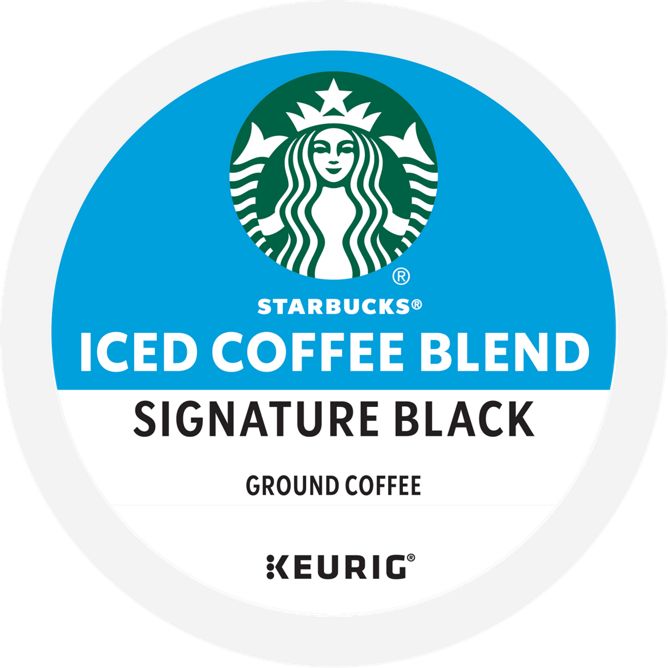 Starbucks Coffee Iced Coffee Blend - Signature B K-Cup Pods