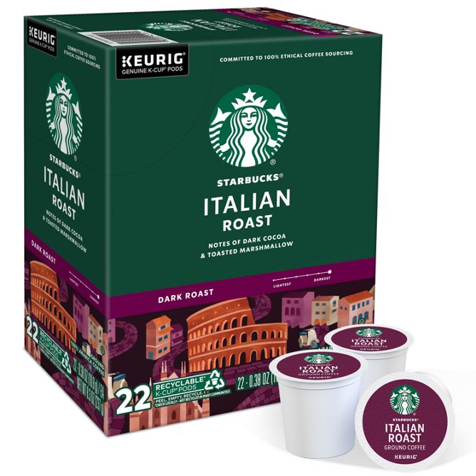 Starbucks Coffee Italian Roast K-Cup Pods