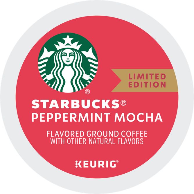 Starbucks Coffee Peppermint Mocha K-Cup Pods