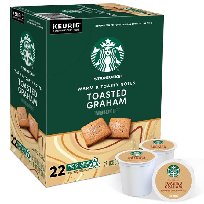 Starbucks Coffee Toasted Graham K-Cup Pods