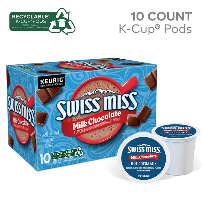 Swiss Miss Hot Cocoa Milk Chocolate K-Cup Pods