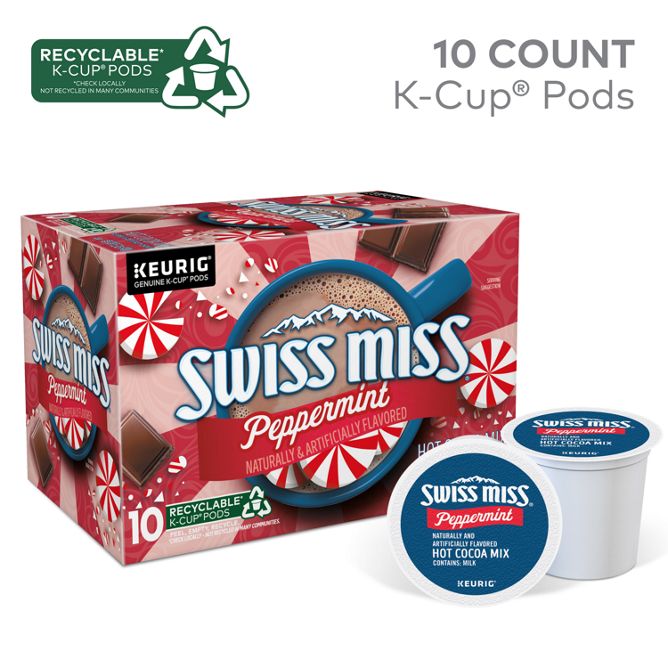 Swiss Miss Hot Cocoa Peppermint K-Cup Pods