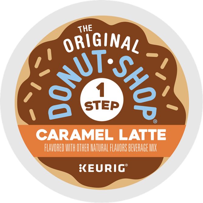 The Original Donut Shop Coffee Caramel Latte K-Cup Pods