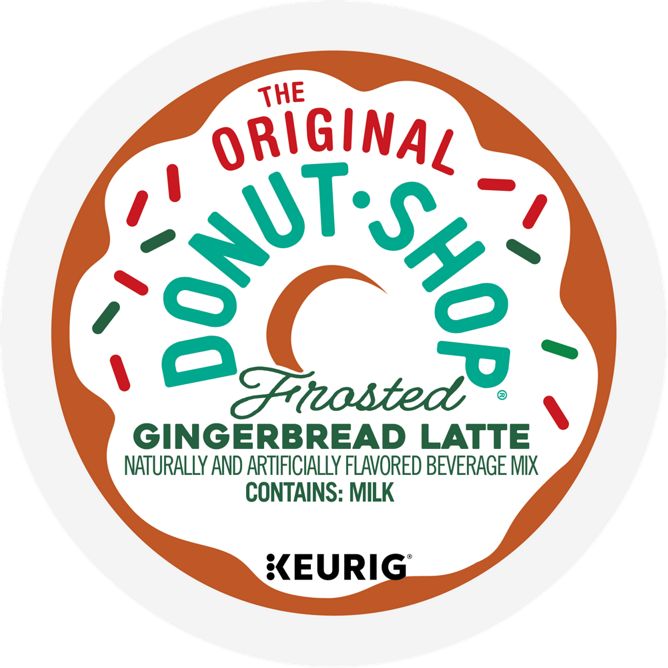 The Original Donut Shop Coffee Frosted Gingerbread Latte K-Cup Pods
