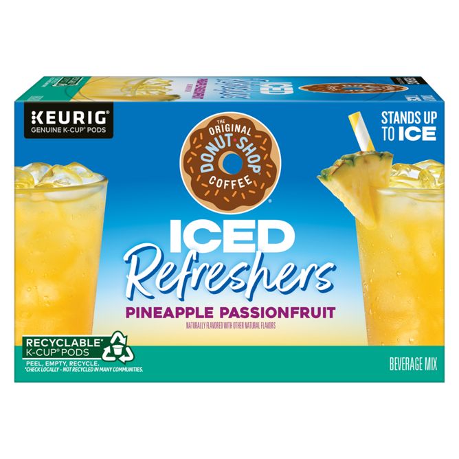 The Original Donut Shop Coffee Iced Refreshers Pine Pas K-Cup Pods