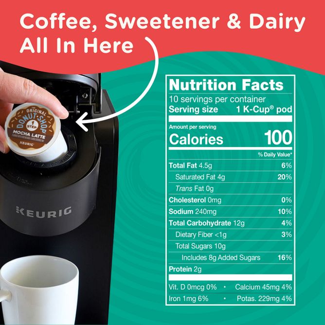 The Original Donut Shop Coffee Mocha Latte K-Cup Pods
