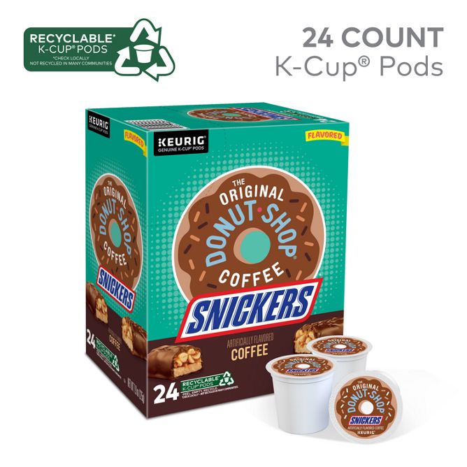 The Original Donut Shop Coffee Snickers K-Cup Pods