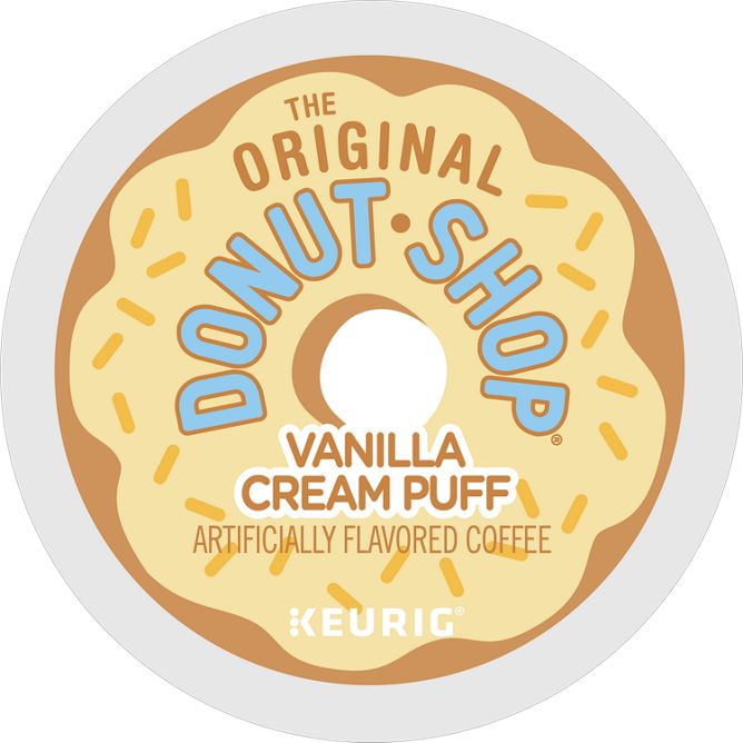 The Original Donut Shop Coffee Vanilla Cream Puff K-Cup Pods