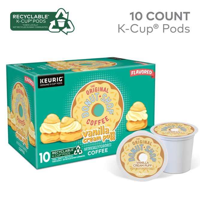 The Original Donut Shop Coffee Vanilla Cream Puff K-Cup Pods