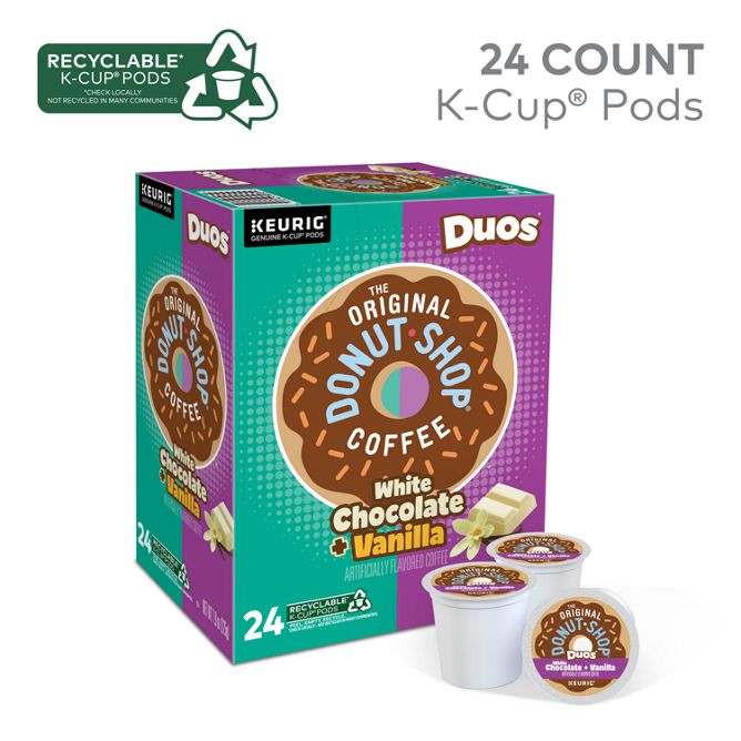 The Original Donut Shop Coffee White Chocolate + Vanilla K-Cup Pods