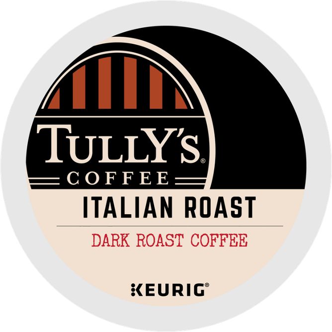 Tully's Coffee Italian Roast (Dark Roast) K-Cup Pods