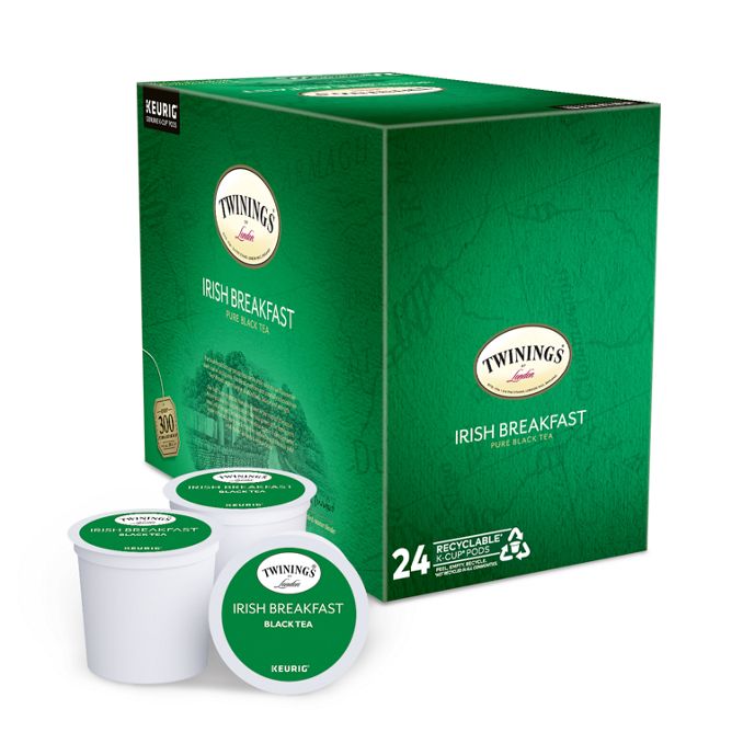 Twining's of London Irish Breakfast Tea K-Cup Pods