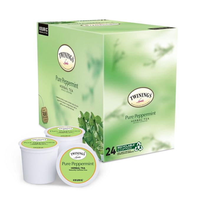 Twining's of London Pure Peppermint Tea K-Cup Pods