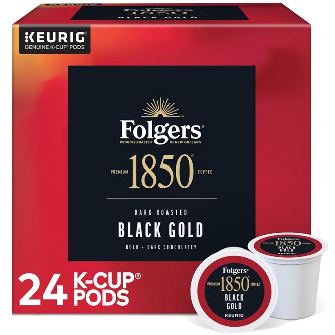 1850 Brand Coffee Black Gold K-Cup Pods