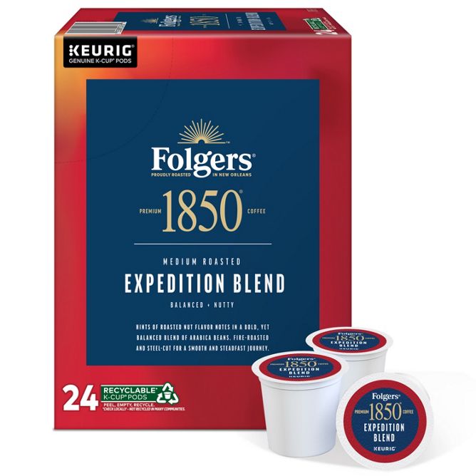 1850 Brand Coffee Expedition Blend K-Cup Pods