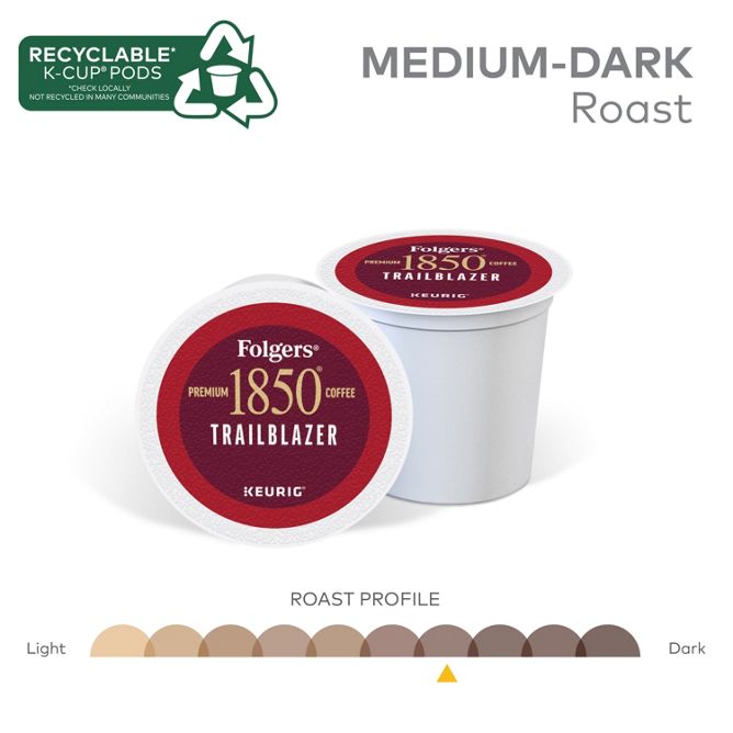 1850 Brand Coffee Trailblazer Blend K-Cup Pods