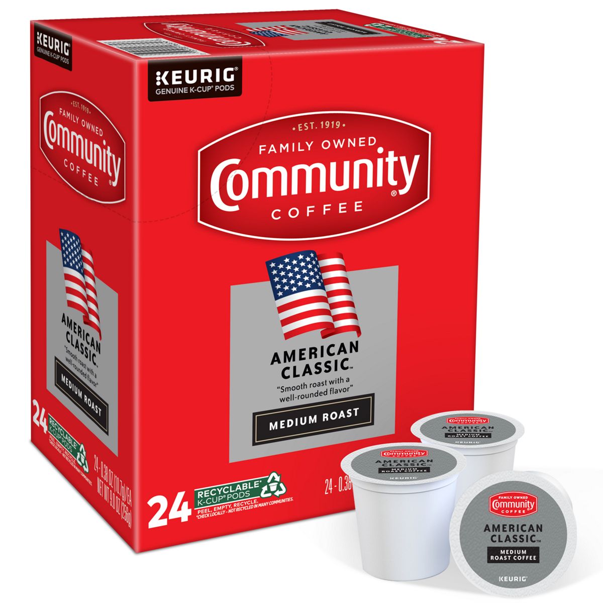 Community Coffee American Classic Coffee K-Cup Pods