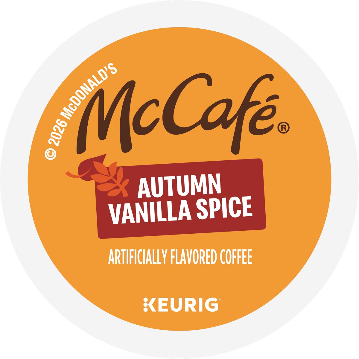 McCafe Autumn Vanilla Spice Coffee K-Cup Pods