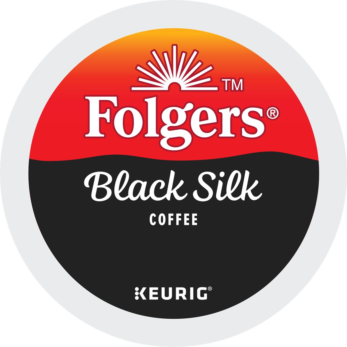 Folgers Black Silk Coffee K-Cup Pods