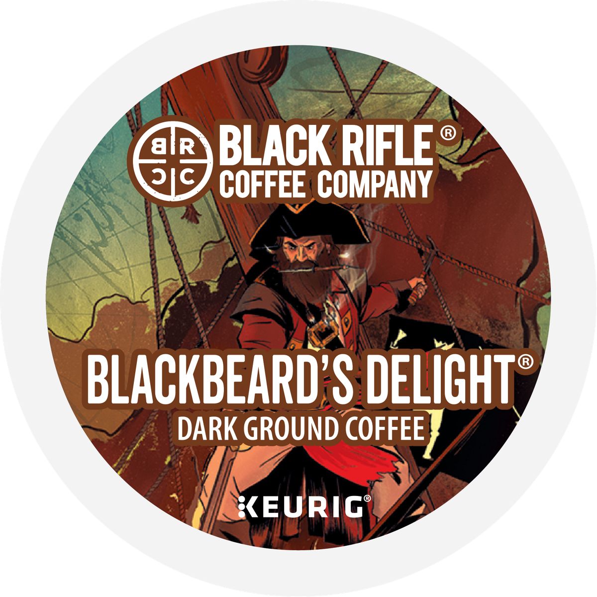 Black Rifle Coffee Company Blackbeard's Delight Coffee K-Cup Pods