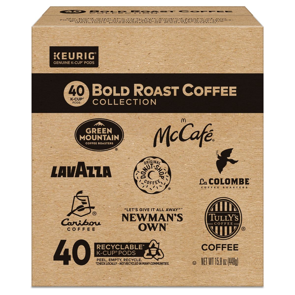 Keurig Bold Roast Coffee Collection Variety Pack K-Cup Pods