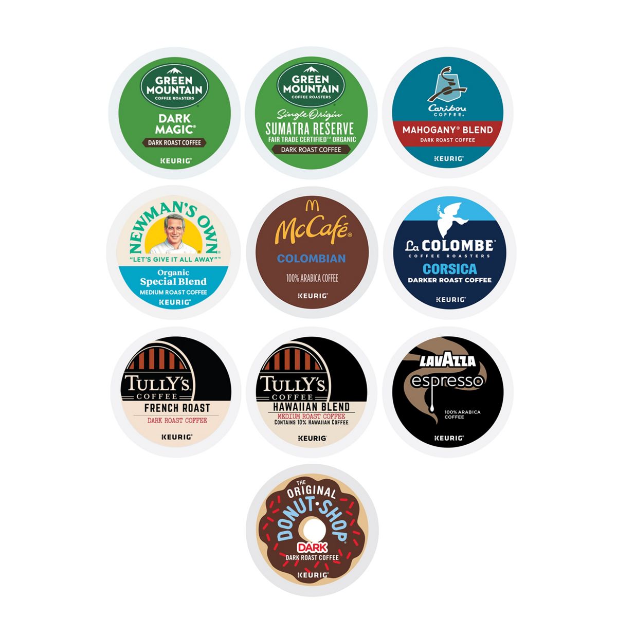 Keurig Bold Roast Coffee Collection Variety Pack K-Cup Pods