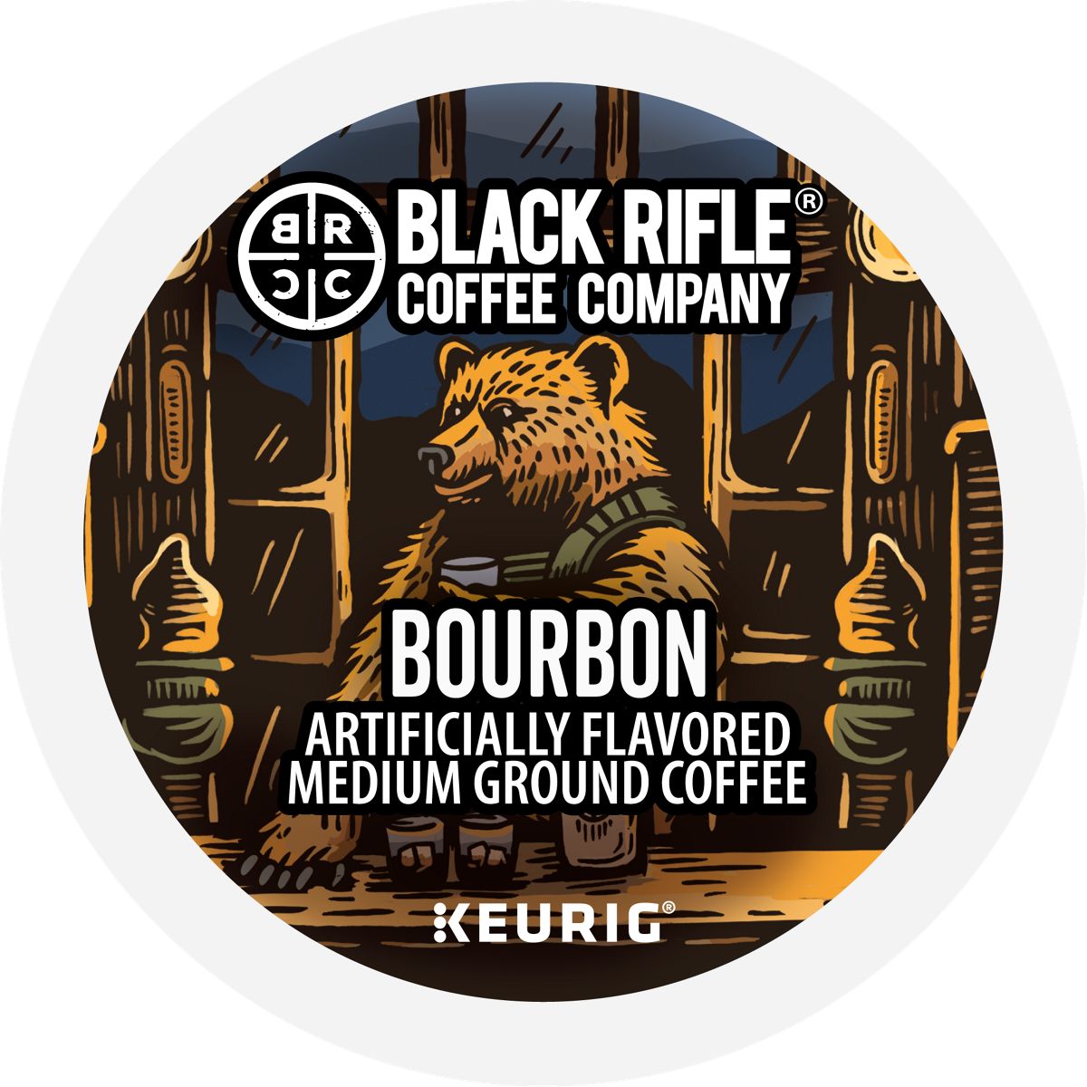 Black Rifle Coffee Company Bourbon Coffee K-Cup Pods