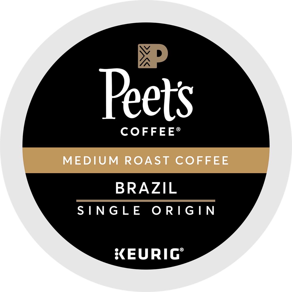 Peet's Coffee Single Origin Brazil Coffee K-Cup Pods