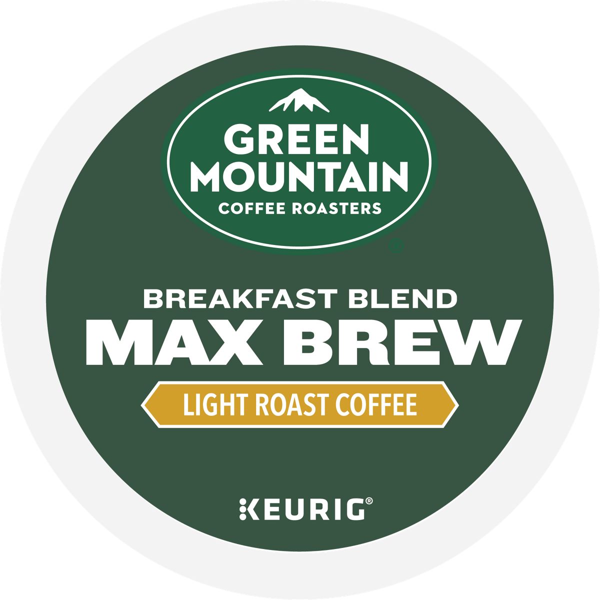 Green Mountain Coffee Roasters Breakfast Blend Max Brew Coffee K-Cup Pods