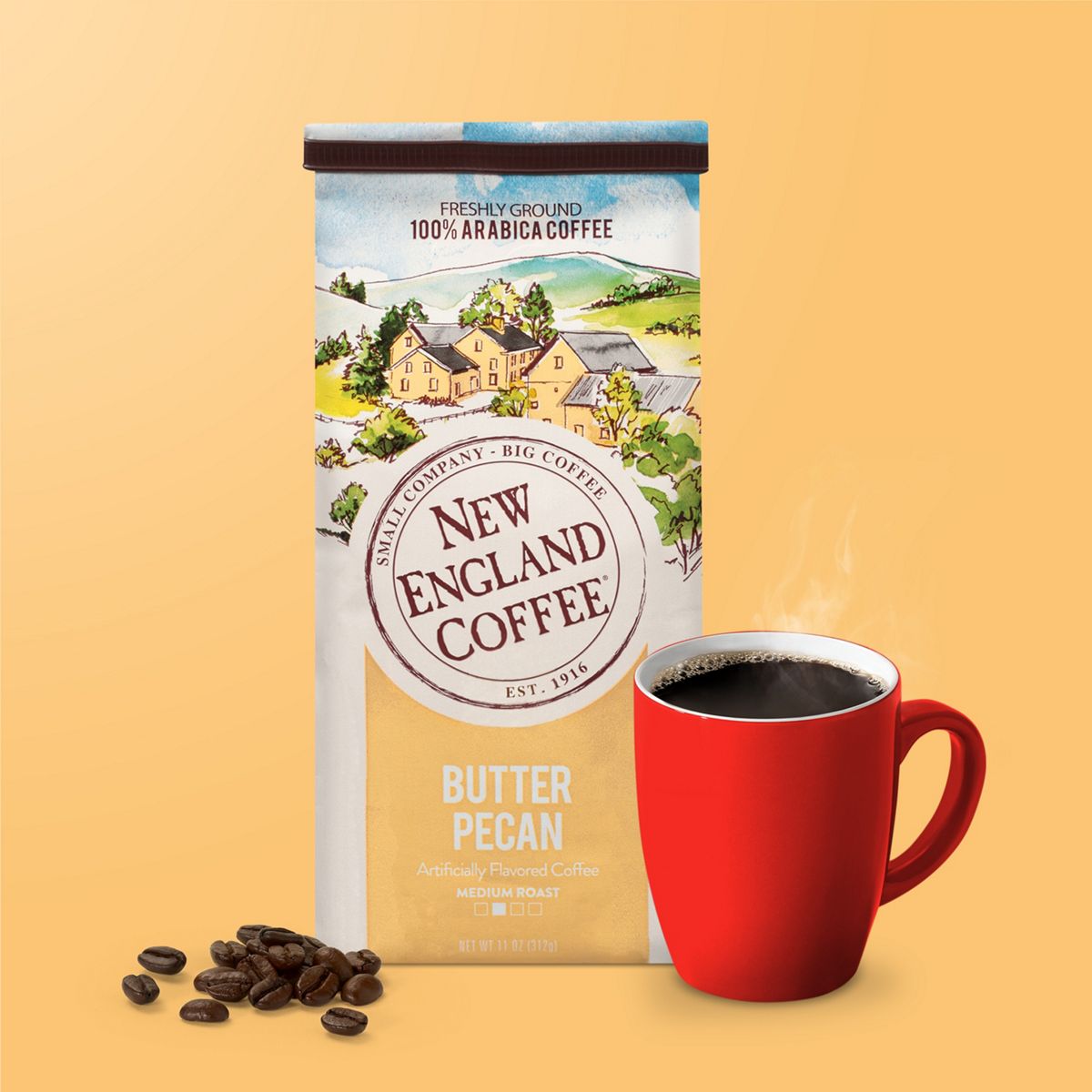 New England Coffee Butter Pecan Coffee