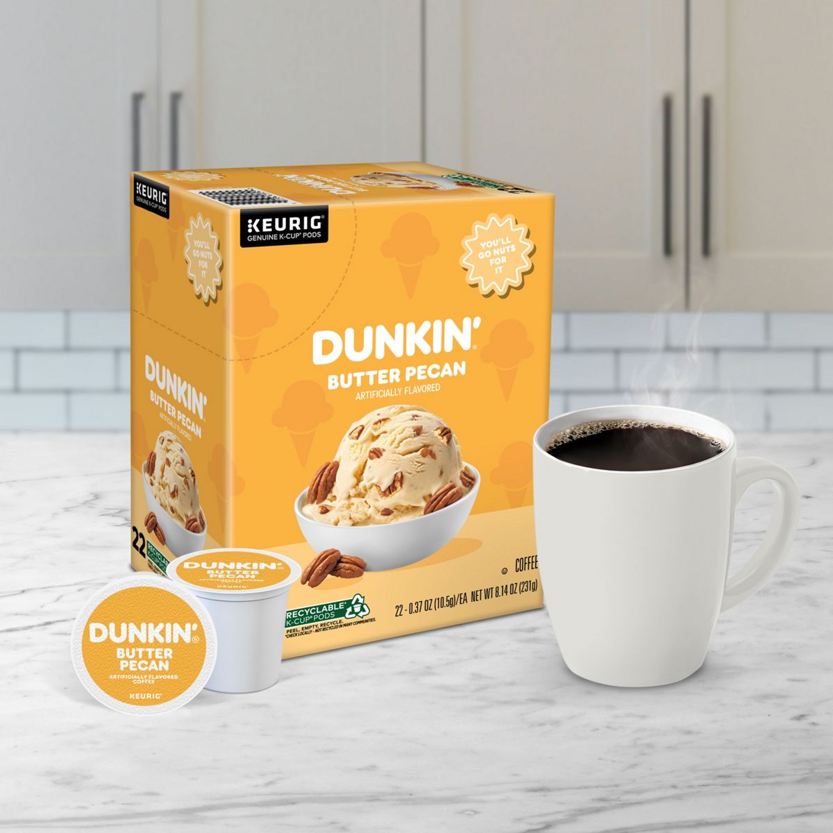 Dunkin' Butter Pecan Coffee K-Cup Pods