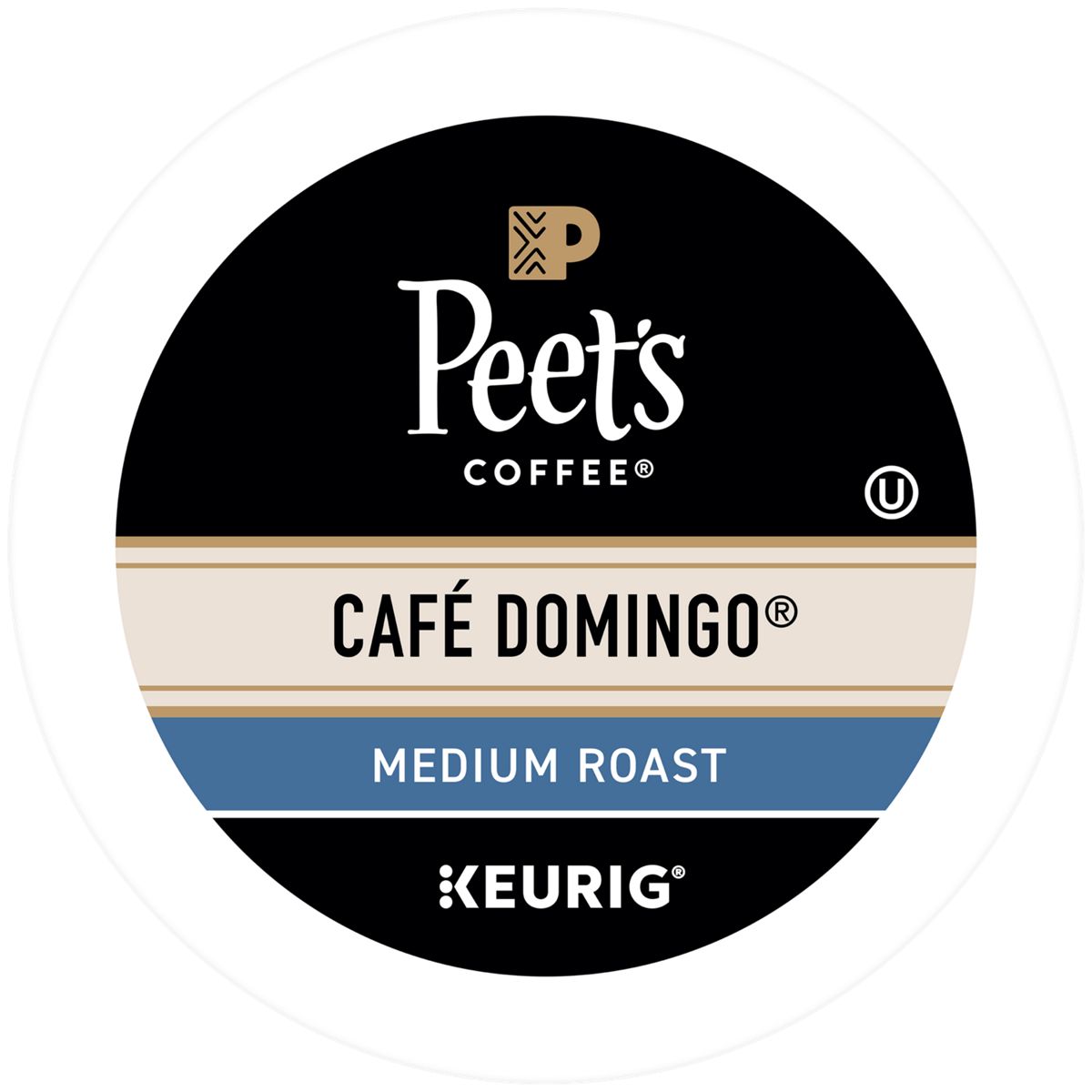 Peet's Coffee Cafe Domingo Coffee K-Cup Pods